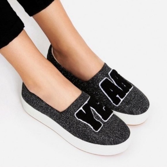 ZARA Yeah Platform Sneakers Flats, Size 6